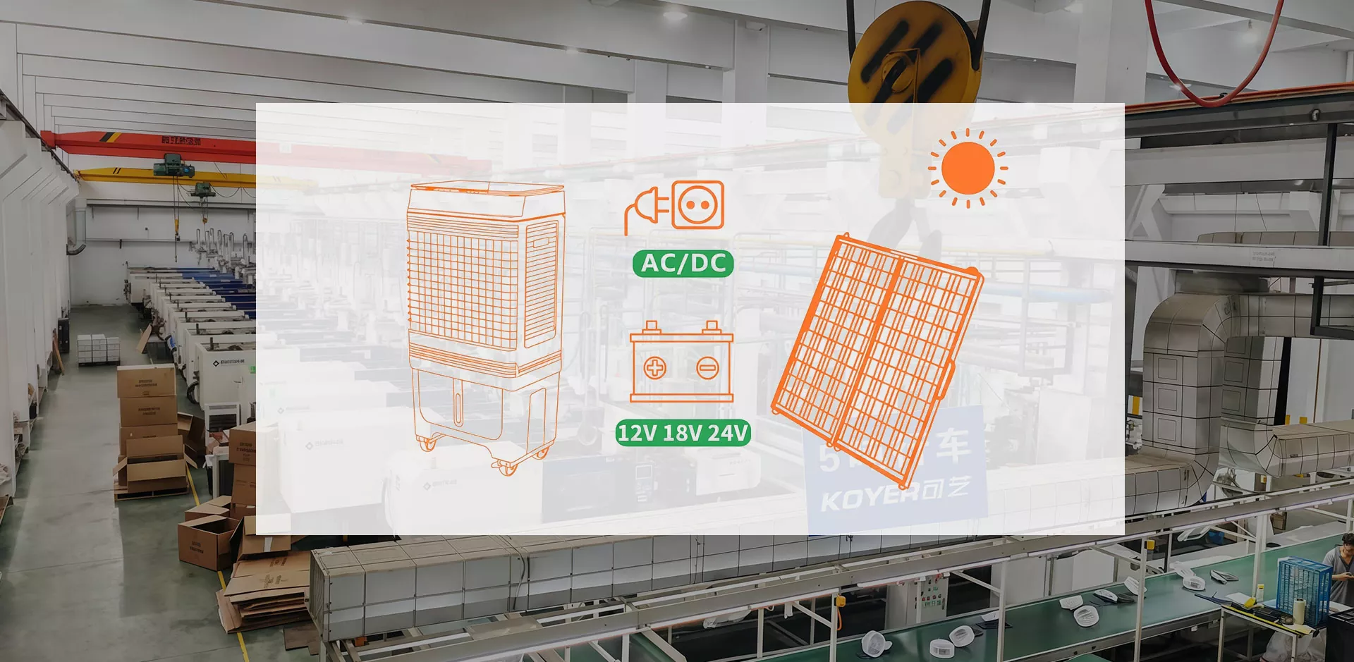 12В АЦ ДЦ ваздушни хладњак Фабрика директне продаје