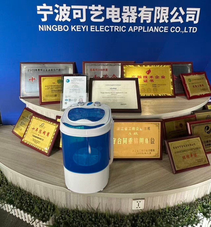 Мини машина за прање веша Кеии Елецтриц-а 2026 ДЦ обезбеђује ЕУ ЦЕ сертификат, преносивост мешања и усклађеност како би задовољила различите потребе